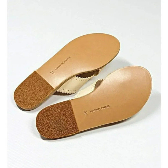 Ancient Greek Sandals Women's Philourgos Slide Sandals Size 37 EU (MSRP $285) - Picture 10 of 11